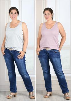 Nähbeispiel Basic-Top lillesol women No. 73